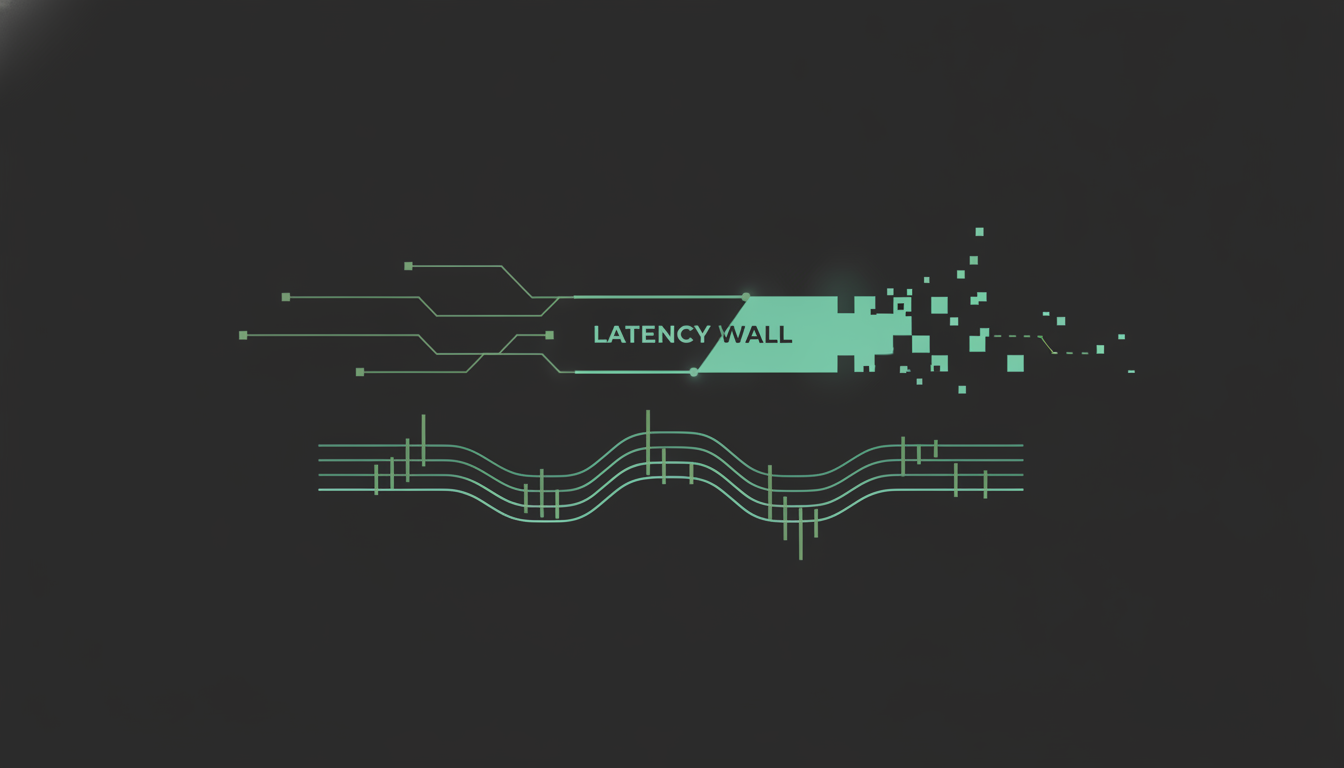 Abstract illustration: The Latency Wall: Why Agent Response Times Are Becoming the Hidden Dealbreaker in Production