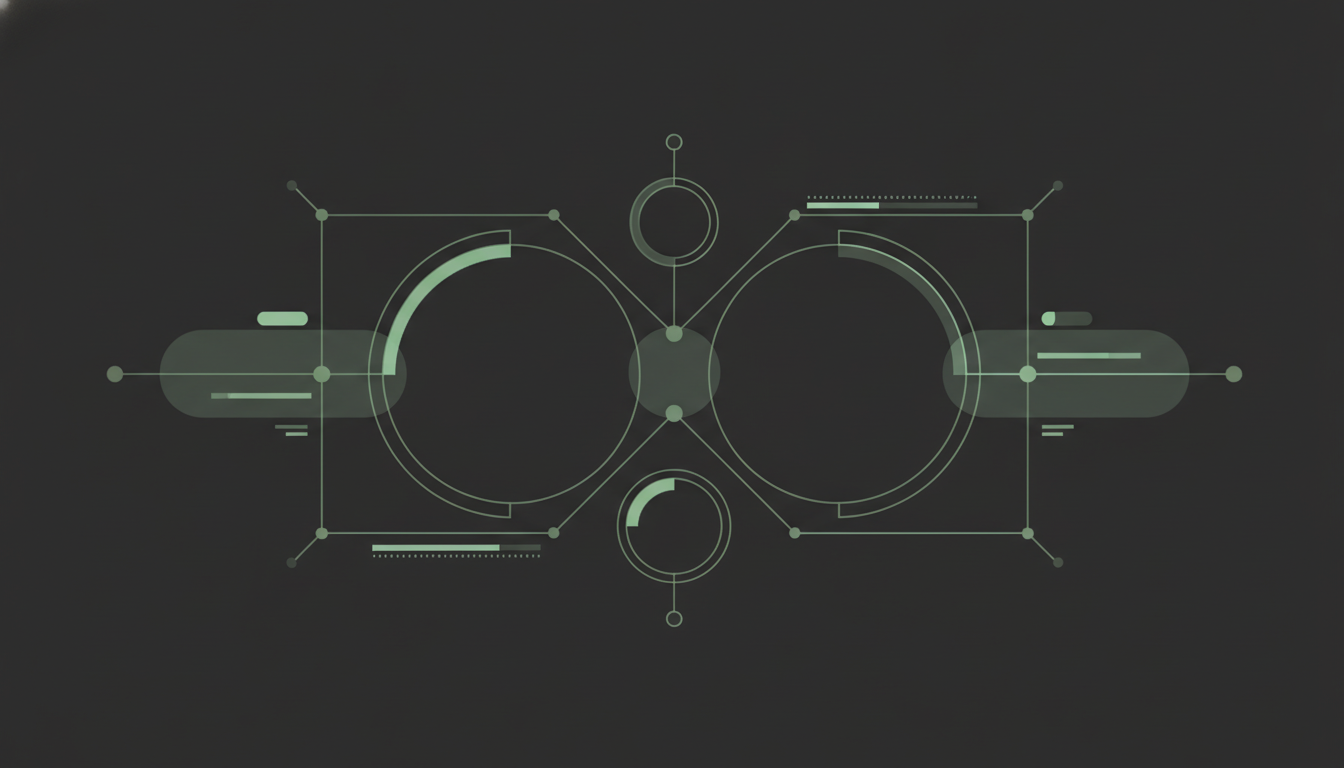Abstract illustration: Beyond Copilot, Claude and ChatGPT: Actually Embedding AI Into Your Company