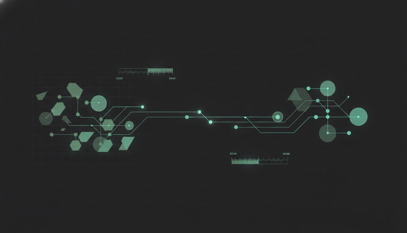 Abstract illustration: How to Measure What Your Agent Actually Did (Before and After)
