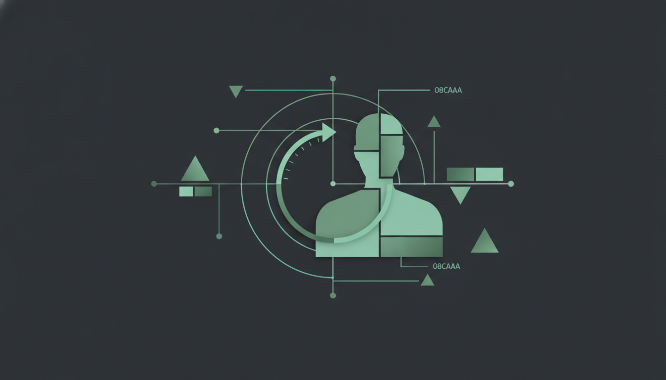 Abstract illustration: The Human-in-the-Loop Turn: Why Financial Services Stopped Betting on Autonomous Agents